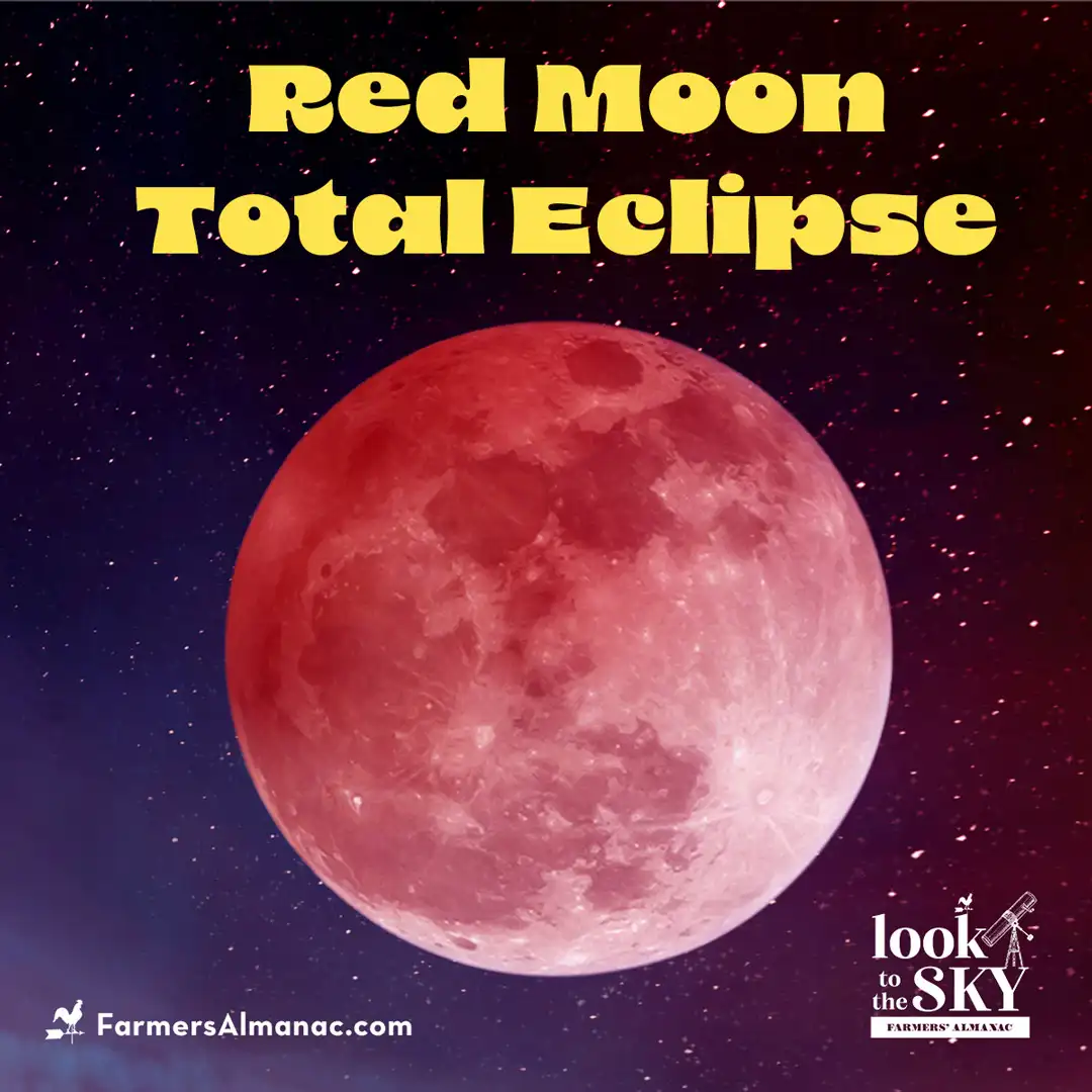 Red moon total lunar eclipse 2025.